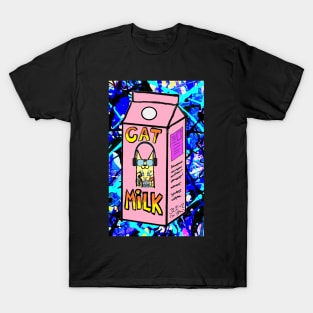 pink cat milk T-Shirt